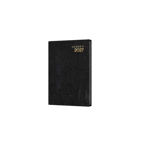 2027 Diary Debden Kyoto A7 Week to View Black, 3333.P99