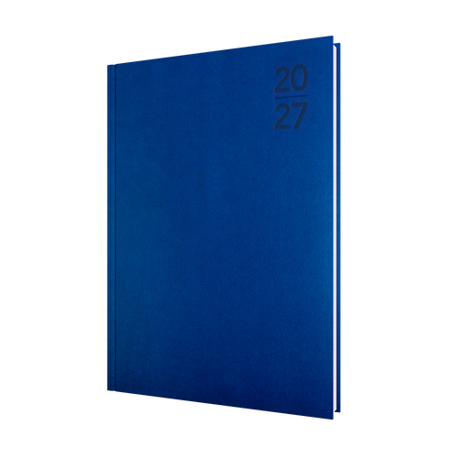 2027 Diary Collins Silhouette A4 Day to Page Navy, S4100.P59