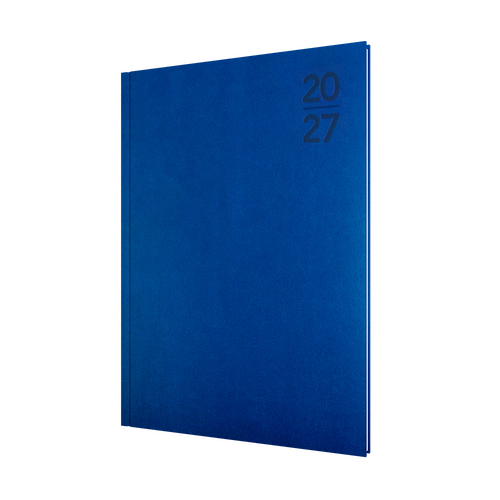 2027 Diary Collins Silhouette A4 Week to View Navy, S4700.P59