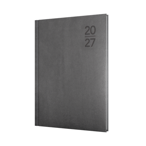 2027 Diary Collins Silhouette A5 Week to View Charcoal, S5700.P98