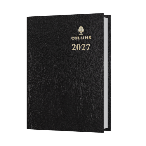 2027 Diary Collins Sterling A7 Day to Page with Pencil Black, 133P.P99