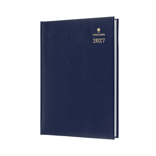2027 Diary Collins Sterling A4 Day to Page Blue, 144.P59