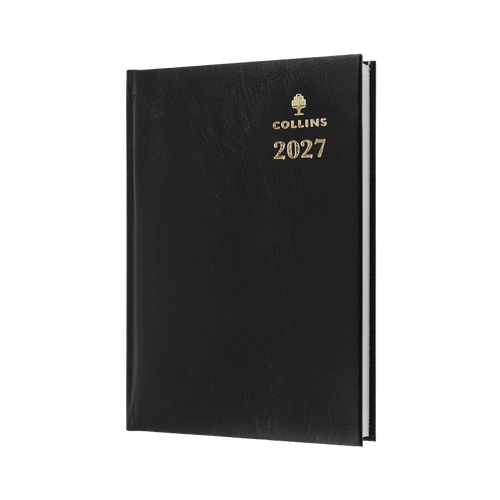 2027 Diary Collins Sterling A5 Day to Page Black, 184.P99
