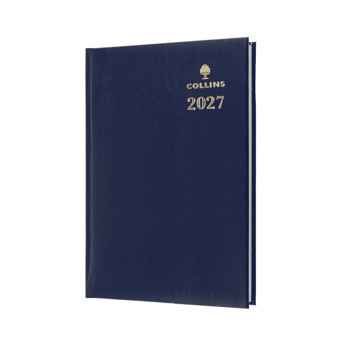 2027 Diary Collins Sterling A5 Week to View Blue, 384.P59
