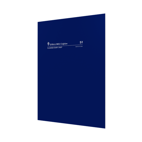 Collins Colplan 2027 Planner A4 Month to View Blue Early Edition 51.C59