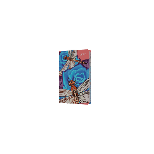 2027 Diary Collins The Roses Pocket D36 Week to View Recycled Dragonfly, E-TR1PK3.DF
