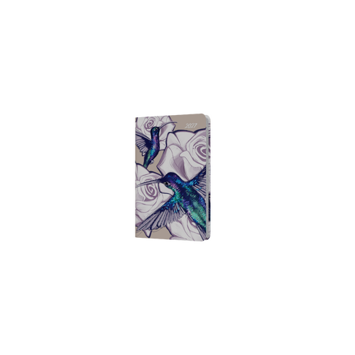 2027 Diary Collins The Roses Pocket D36 Week to View Recycled Hummingbird, E-TR1PK3.HB