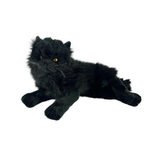 Bocchetta Plush Toys 38cm Black Cat Onyx (lying), 7603