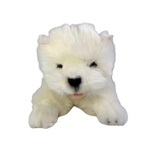 Bocchetta Plush Toys 28cm Pookie the West Highland White Terrier Puppy Australiana Soft Toy, 6479