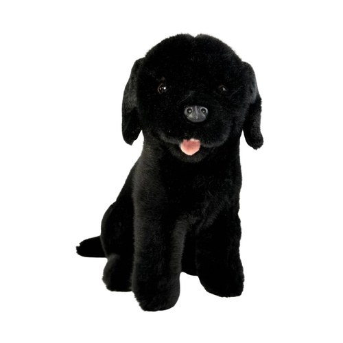 Bocchetta Plush Toys 28cm Darth the Black Labrador Australiana Soft Toy, 6462