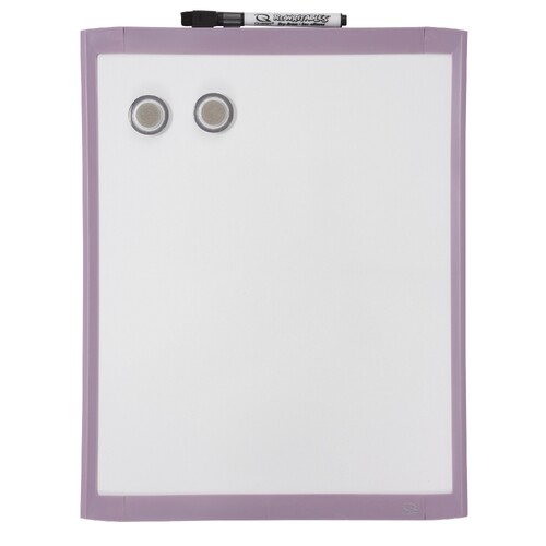 Quartet Purple Magnetic Dry-Erase Board 28 cm x 36 cm