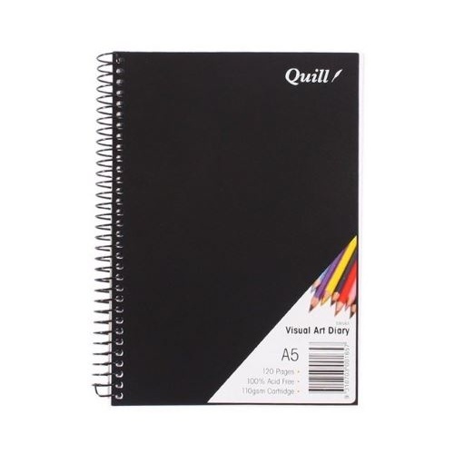 Quill Visual Art Diary A5 120 Pages