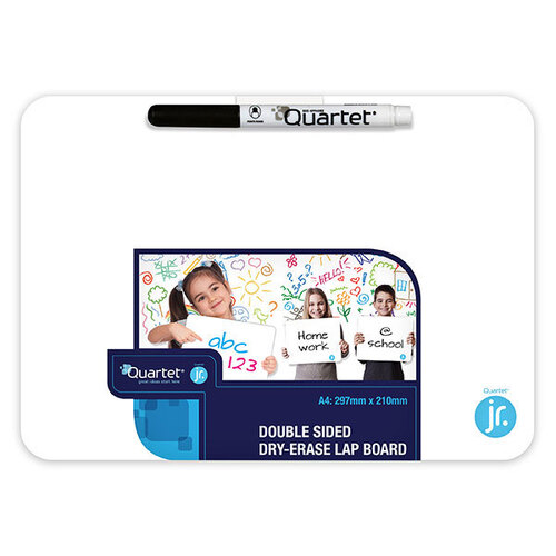 Quartet A4 Double-Sided Dry Erase Lap Board with Marker 29.7 cm x 21 cm 65573