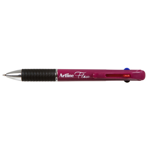 Artline Flow Retractable Pen 1mm 4-Colour 198102