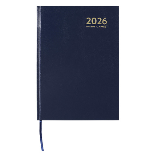2026 Diary Cumberland Classic A4 Day to Page Blue, ACCO 41ECBL26