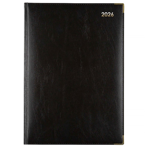 2026 Diary Cumberland Corporate A4 Day to Page Black, ACCO 41CFBK26