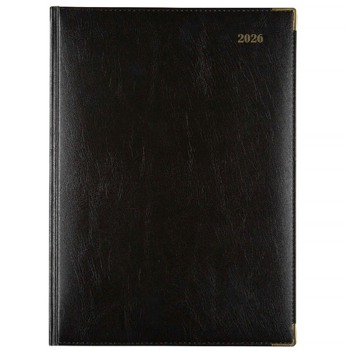 2026 Diary Cumberland Corporate Quarto Day to Page Black, ACCO 91CFBK26