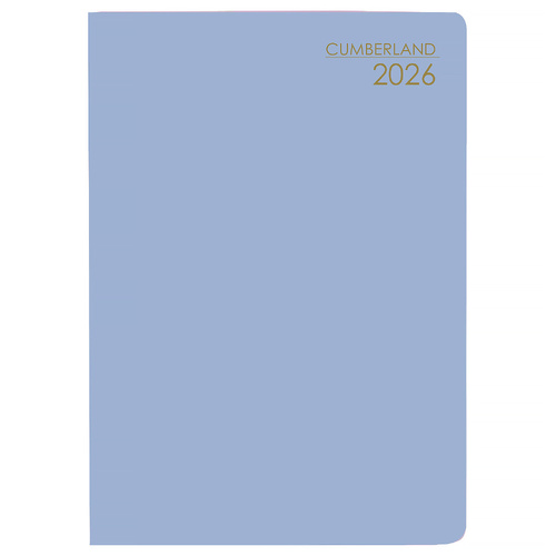 2026 Diary Cumberland Pocket A7 Week to View Blue, ACCO 77ASS26