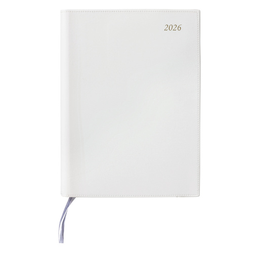 2026 Diary Cumberland SOHO A4 Day to Page Ash White, ACCO 41SSHPK26