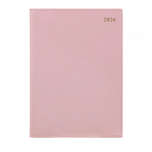2026 Diary Cumberland SOHO A5 Day to Page Pink, ACCO 51SSHPK26