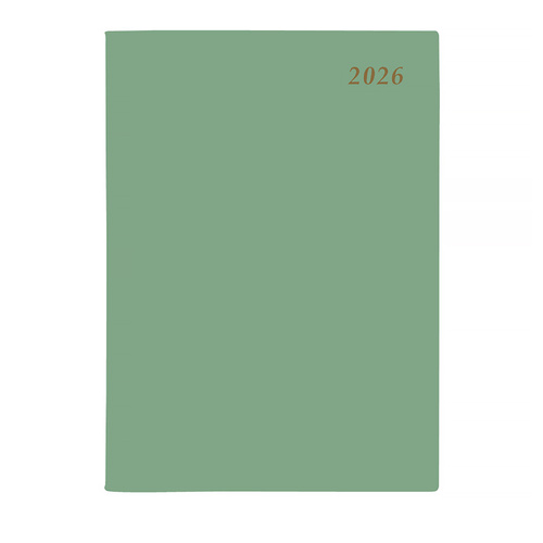 2026 Diary Cumberland SOHO A5 Week to View Green, ACCO 57SSHGR26