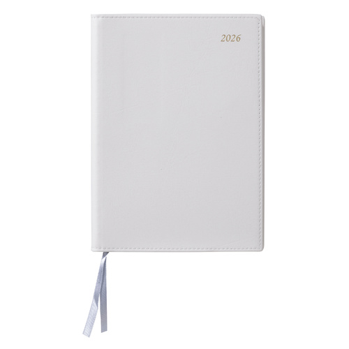 2026 Diary Cumberland SOHO A5 Week to View Ash White, ACCO 57SSHPK26