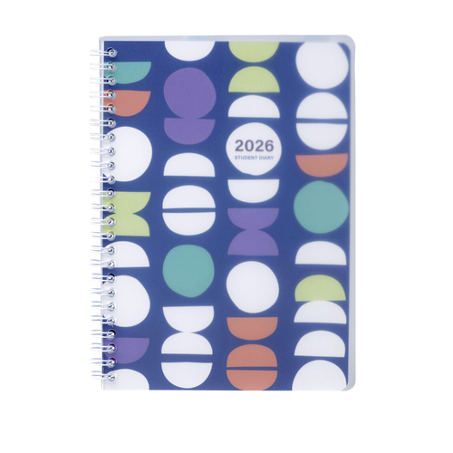 2026 Diary Cumberland Student A5 Week to View Multi Wiro, ACCO 57PS26