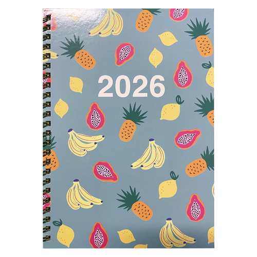 2026 Diary Sasco Moda A5 Week to View Teal, ACCO SC57MD26