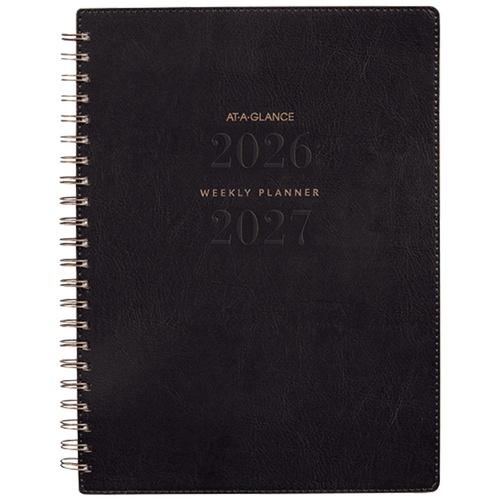 At-A-Glance 2026-2027 Financial Year Diary A4 Week to View Black AAG4072627
