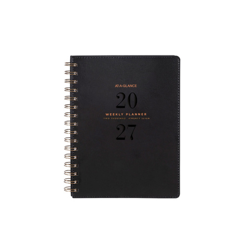 2027 Diary At-A-Glance Signature A5 Week to View Black, AAG300927