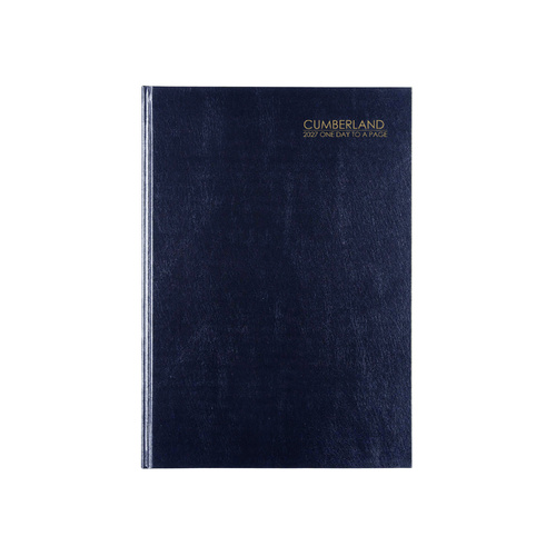 2027 Diary Cumberland Classic A5 Day to Page Blue, 51ECBL27
