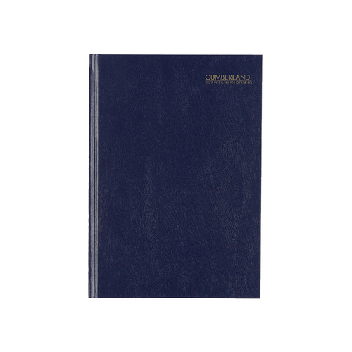 2027 Diary Cumberland Classic A5 Week to View Blue, 57ECBL27
