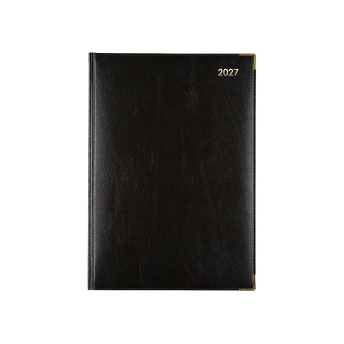 2027 Diary Cumberland Corporate A4 Day to Page Black, 41CFBK27