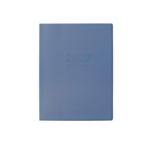 2027 Diary Cumberland Monthly Planner A4 Month to View Storm Blue, 48PASS27