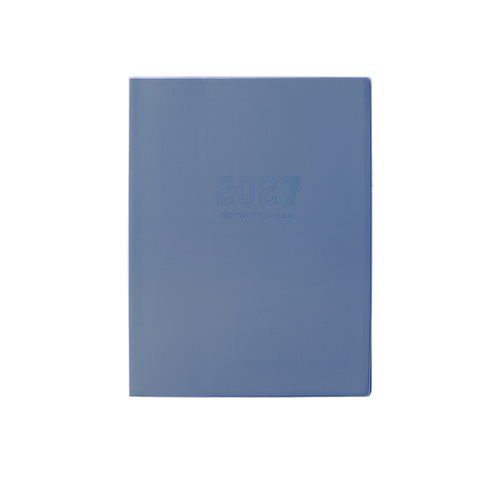 2027 Diary Cumberland Monthly Planner A5 Month to View Storm Blue, 548PASS27