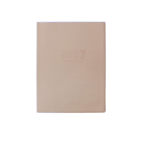 2027 Diary Cumberland Monthly Planner A5 Month to View Sandstone, 548PASS27