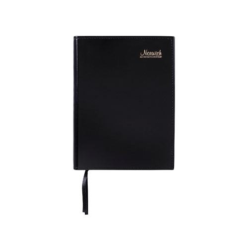 2027 Diary Cumberland Norwich A5 Day to Page Black Spiral, 51S27