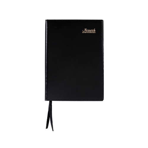 2027 Diary Cumberland Norwich A5 Week to View Black Spiral, 57S27