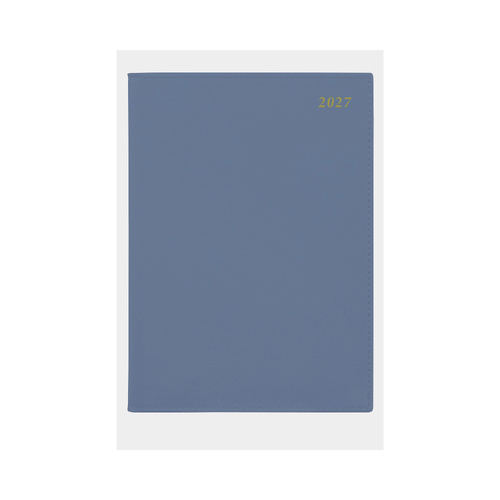 2027 Diary Cumberland SOHO A6 Week to View Storm Blue, 61SSH27