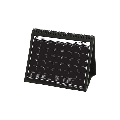 2027 Calendar Sasco 220x190mm Trifold Desk, 1073027