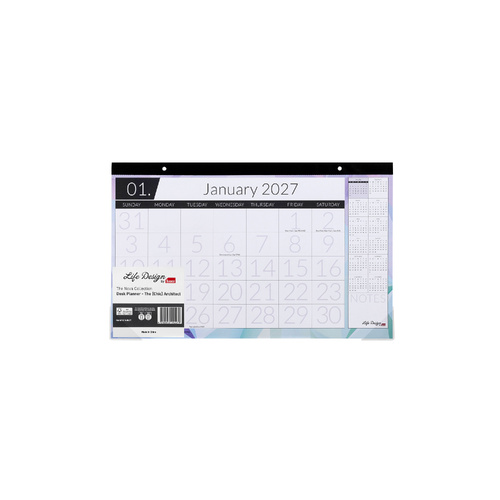 2027 Calendar Life Design by Sasco Nova Desk Planner, 5152827