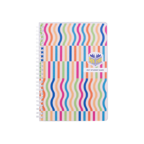 2027 Diary Spirax Student A5 Week to View Wiro, 5153327