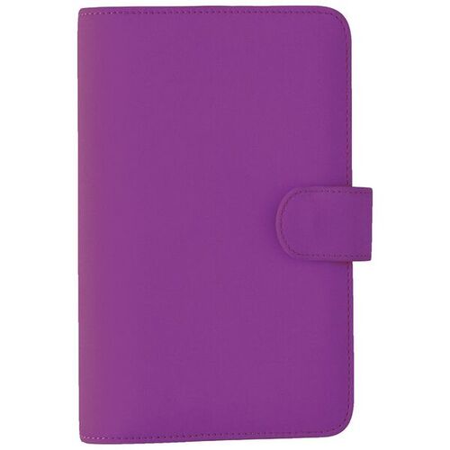 Debden DayPlanner Organiser 6-Ring Personal Complete PU Snap Purple PR7055