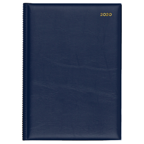 2020 Collins Belmont Desk Diary A5 2 Days to a Page Navy 287.V59-20