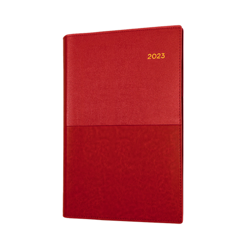 2023 Diary Collins Vanessa A5 Month to View w/ Notes Red 585.V15