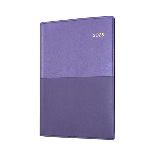 2023 Diary Collins Vanessa A5 Month to View w/ Notes Purple 585.V55