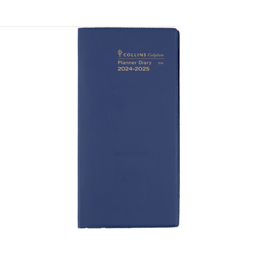 2024-2025 2-Year Diary Collins Colplan B6/7 Month to View Navy Plain 11W.V59 PL