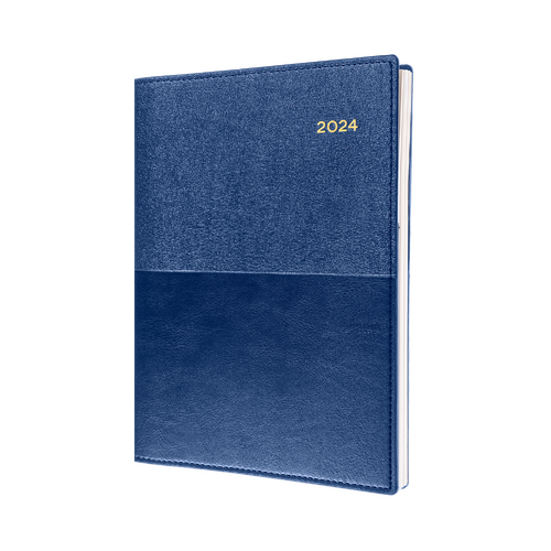 2024 Diary Collins Vanessa A6 Day to Page Blue 165.V59