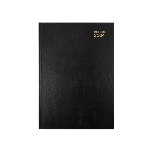 2024 Diary Debden Kyoto A5 Day to Page Black 3301.P99