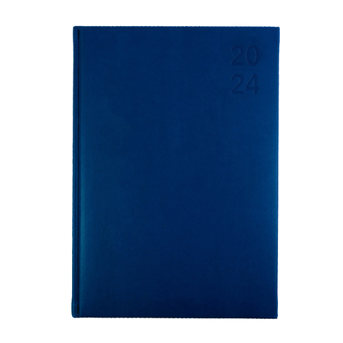 2024 Diary Collins Silhouette A4 Day to Page Navy S4100.P59